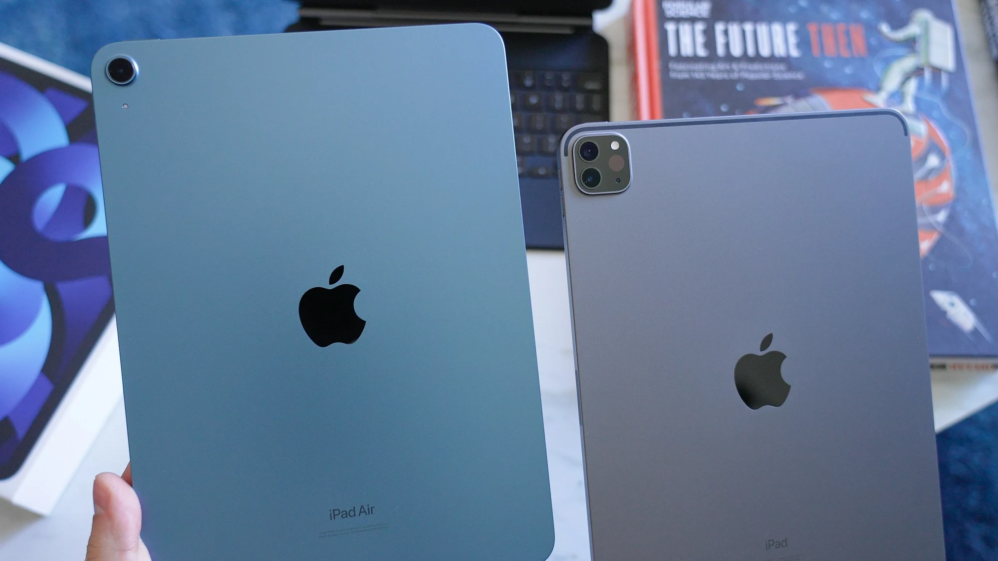 Two tablets side by side