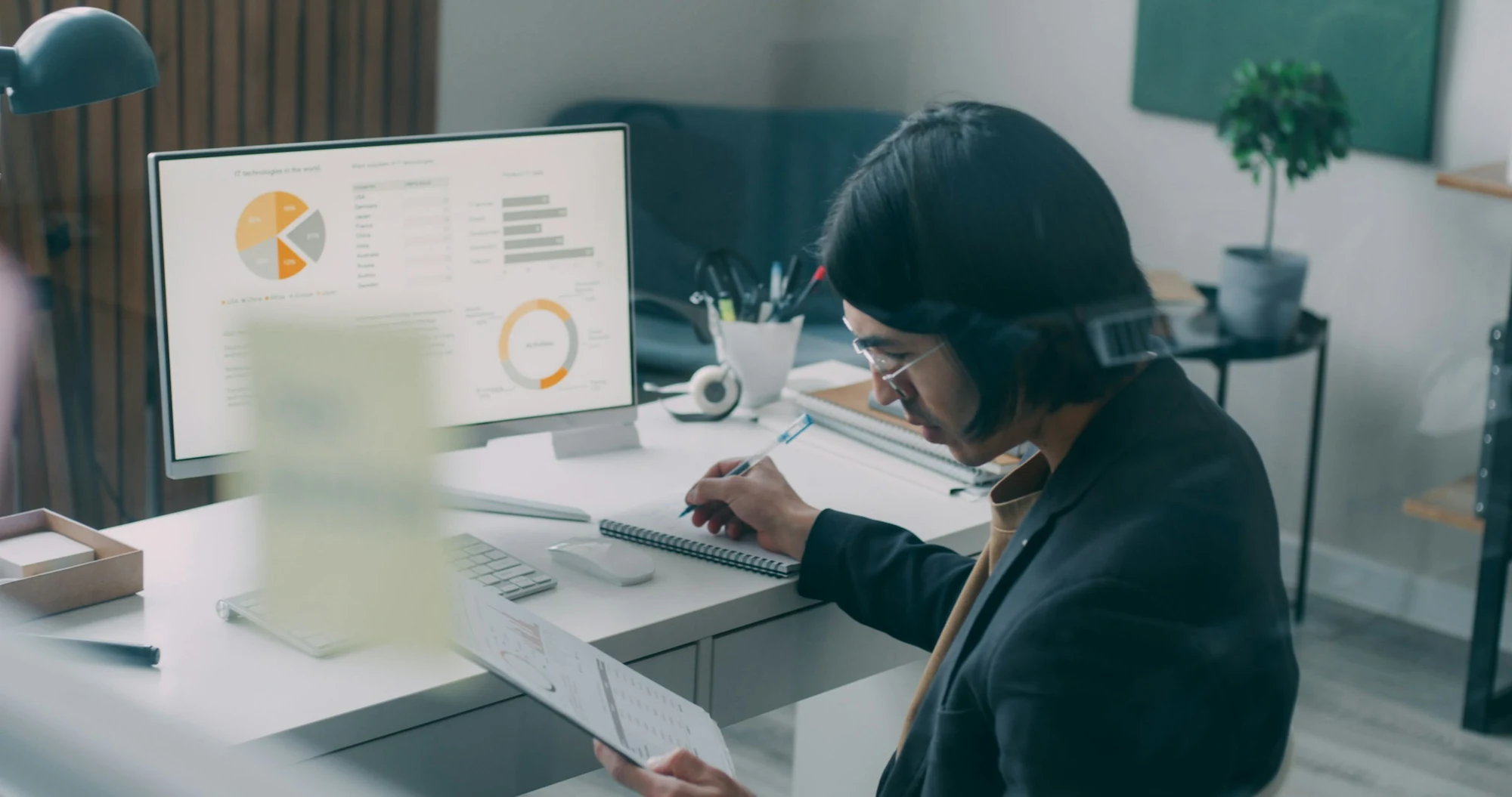 A professional in a modern office